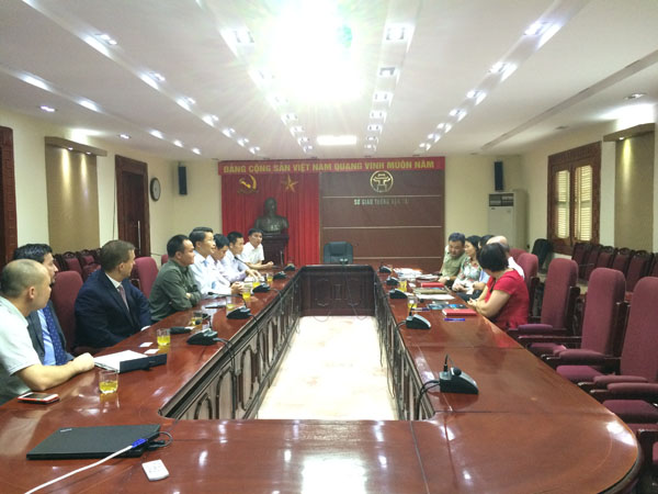 Cuộc họp giữa quỹ Vault Investment và Sở Giao thông Vận tải Hà Nội