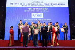 Bảo hiểm VNI trong Top 50 Doanh nghiệp thịnh vượng xuất sắc 2018 Bảo hiểm VNI trong Top 50 Doanh nghiệp thịnh vượng xuất sắc 2018