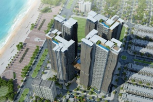 Cất nóc dự án Wyndham Soleil Danang bên biển Mỹ Khê Đà Nẵng Cất nóc dự án Wyndham Soleil Danang bên biển Mỹ Khê Đà Nẵng