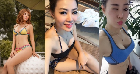 Thanh Hương Người phán xử khi mặc bikini khoe ngực đầy