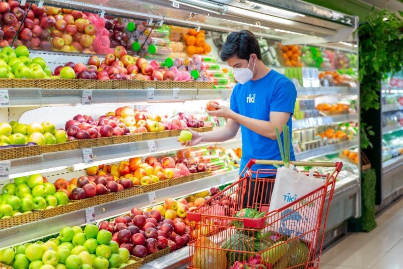có người của Tiki trong siêu thị để pick hàng → đảm bảo hàng hóa chất lượng (áp dụng cho Coopmart, Lotte …) → đảm bảo hàng hóa có thể đến tay người dùng tươi ngon. 