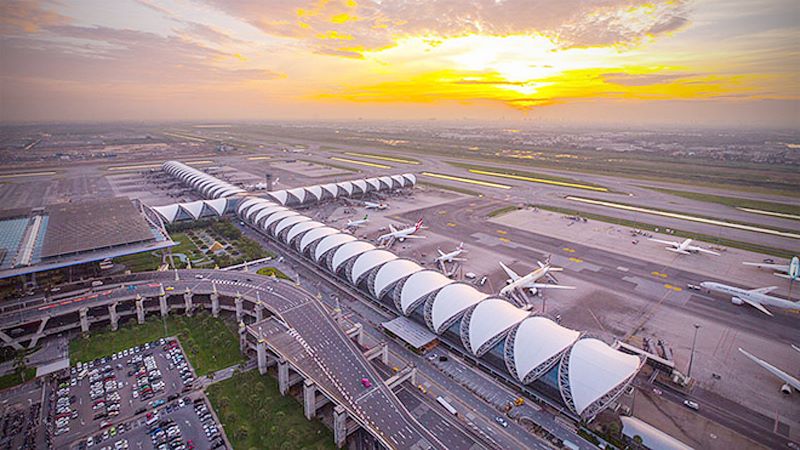 Dự án sân bay Suvarnabhumi giai đoạn 2 tại Bangkok do PLE thực hiện toàn bộ cơ điện lạnh (MEP) và hệ thống kiểm soát thông minh FaceID