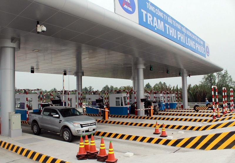 Một trạm thu phí trên tuyến cao tốc TP.HCM - Long Thành - Dầu Giây do VEC quản lý, khai thác.