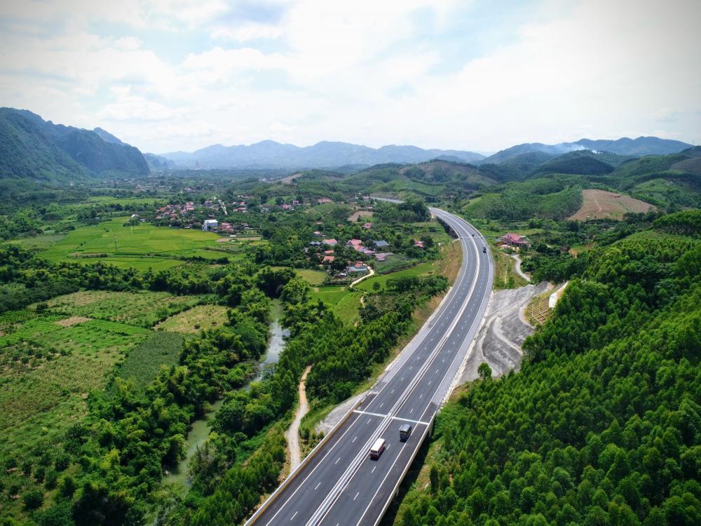 Một đoạn cao tốc Bắc Giang - Lạng Sơn.