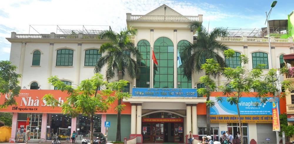Trụ sở Tổng công ty Vận tải thủy tại số 158 Nguyễn Văn Cừ, Hà Nội.