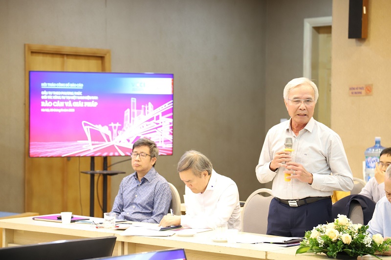 PGS. TS. Trần Chủng – Chủ tịch VARSI phát biểu tại Hội thảo