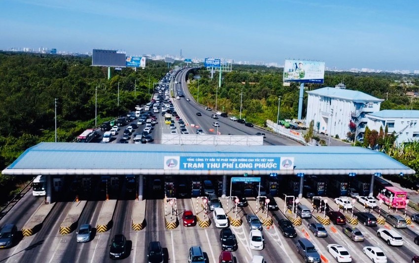 Một đoạn cao tốc TP.HCM - Long Thành.