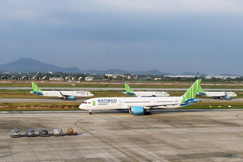 Đội tàu bay của Bamboo Airways.