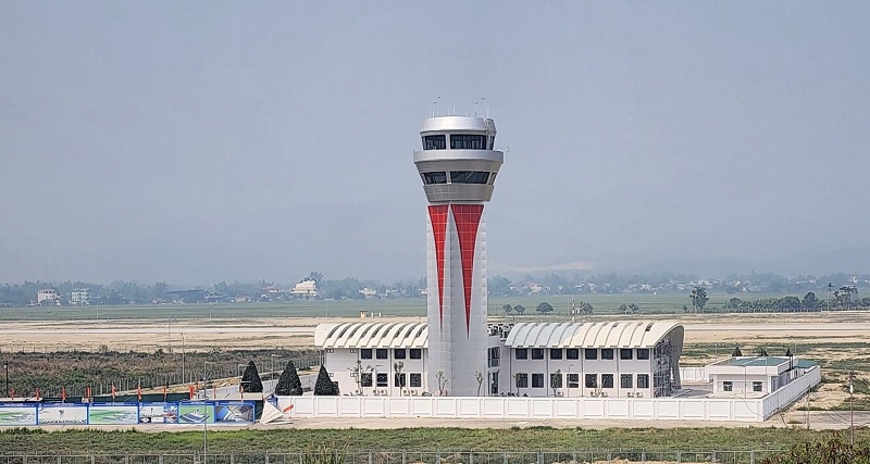 Đài Kiểm soát không lưu Cảng hàng không Điện Biên.
