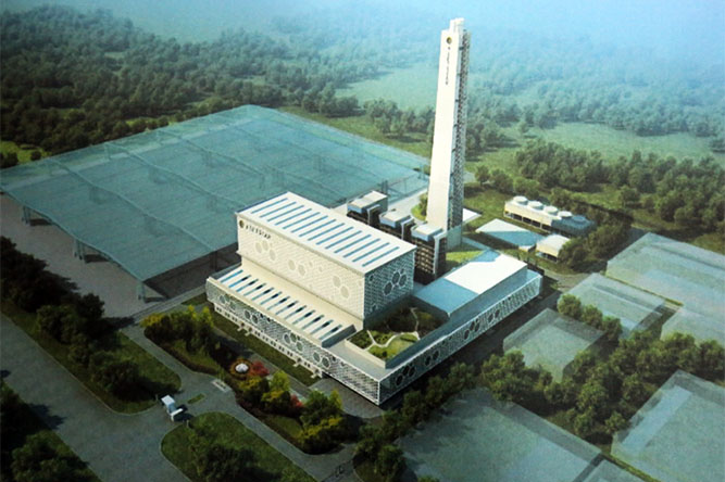 Phối cảnh Dự án nhà máy đốt phát điện của Công ty Vietstar