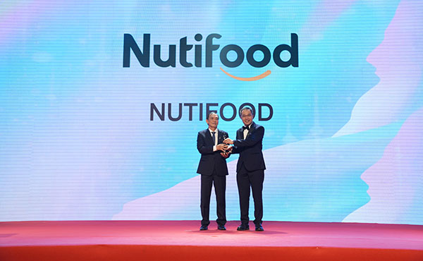 -	Nutifood là “Nơi làm việc tốt nhất châu Á” trong 3 năm liên tiếp 2019 - 2022.