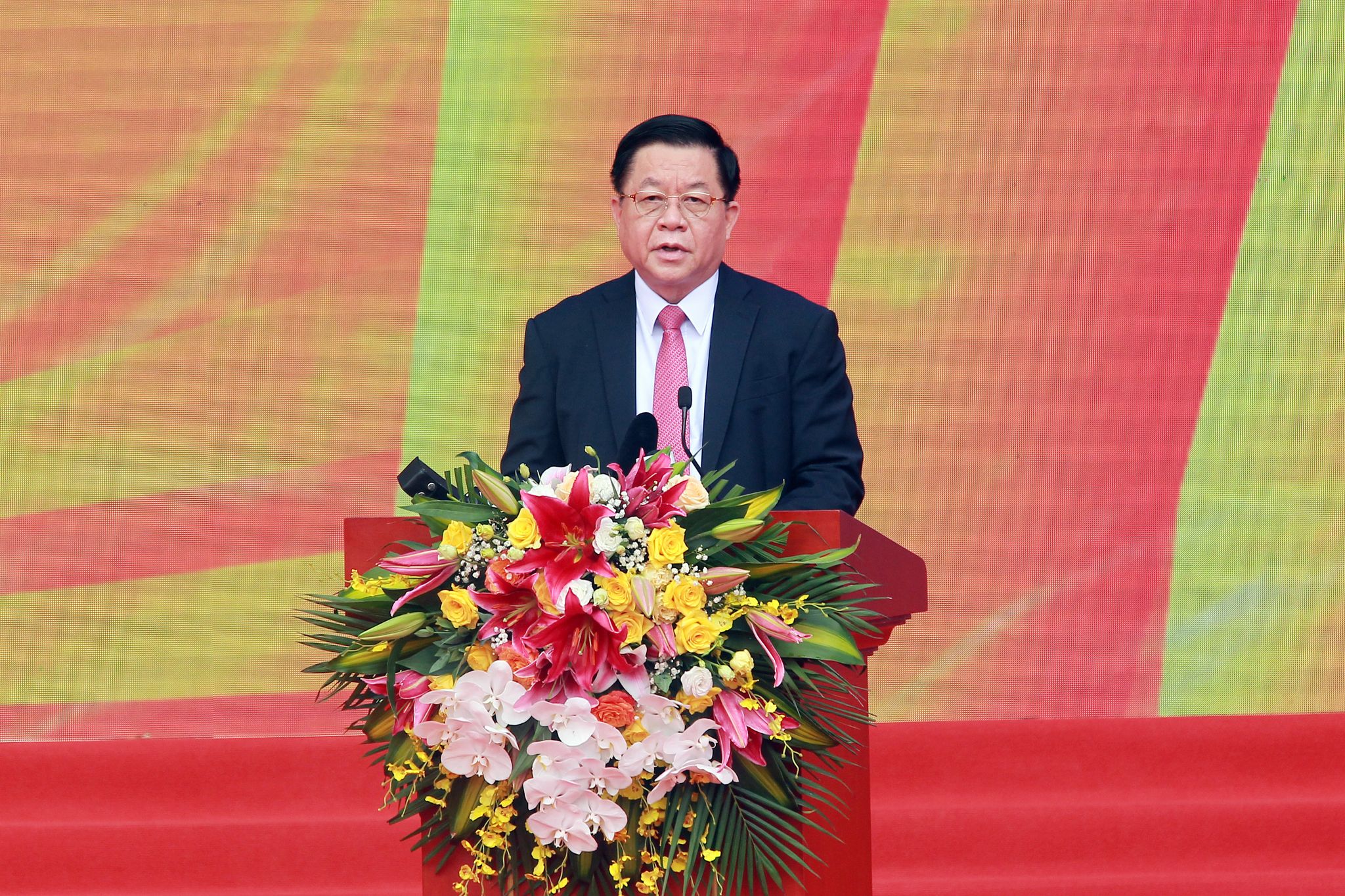 Trưởng Ban Tuyên giáo Trung ương Nguyễn Trọng Nghĩa phát biểu chỉ đạo tại Hội Báo toàn quốc 2022 (Ảnh: Chí Cường)