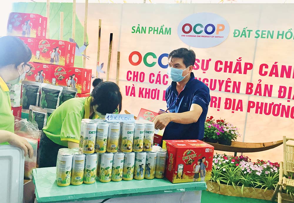 Sản phẩm OCOP Đồng Tháp tại Lễ hội Bánh dân gian Nam bộ lần IX - TP. Cần Thơ 2022