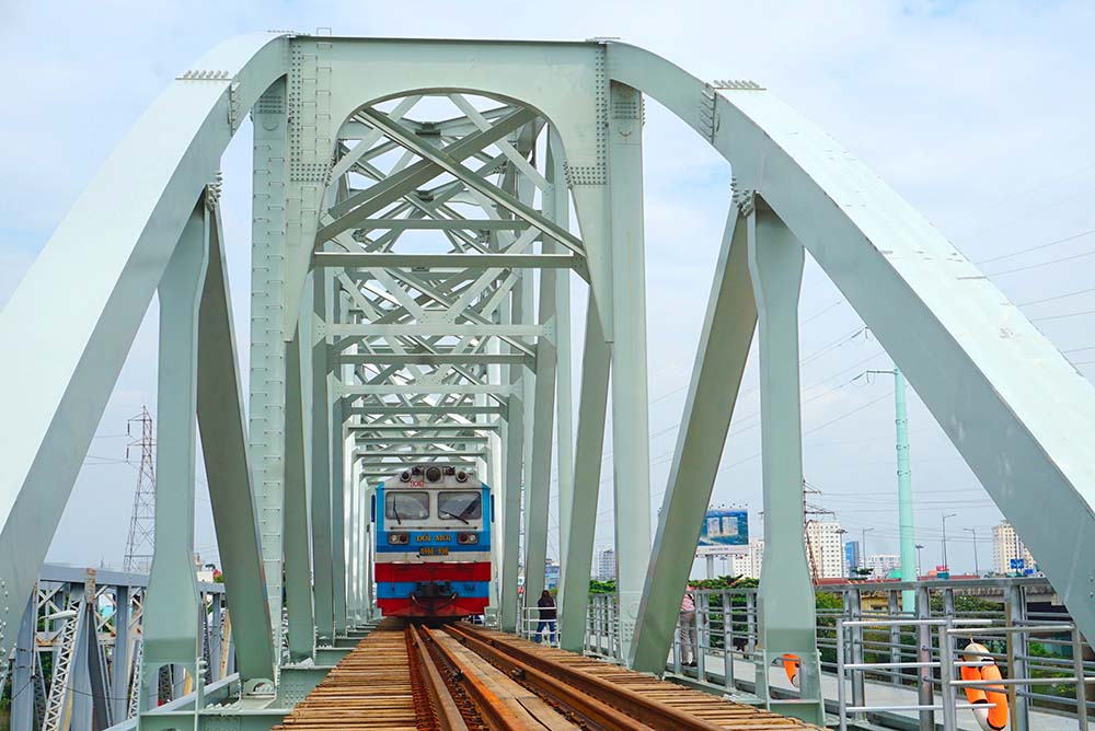 Cầu đường sắt Bình Lợi (thuộc Dự án  BOT cải tạo, nâng cấp luồng sông Sài Gòn từ cảng Bến Súc đến cầu Bình Lợi) đã được đưa vào hoạt động từ năm 2019 	ảnh: a.m