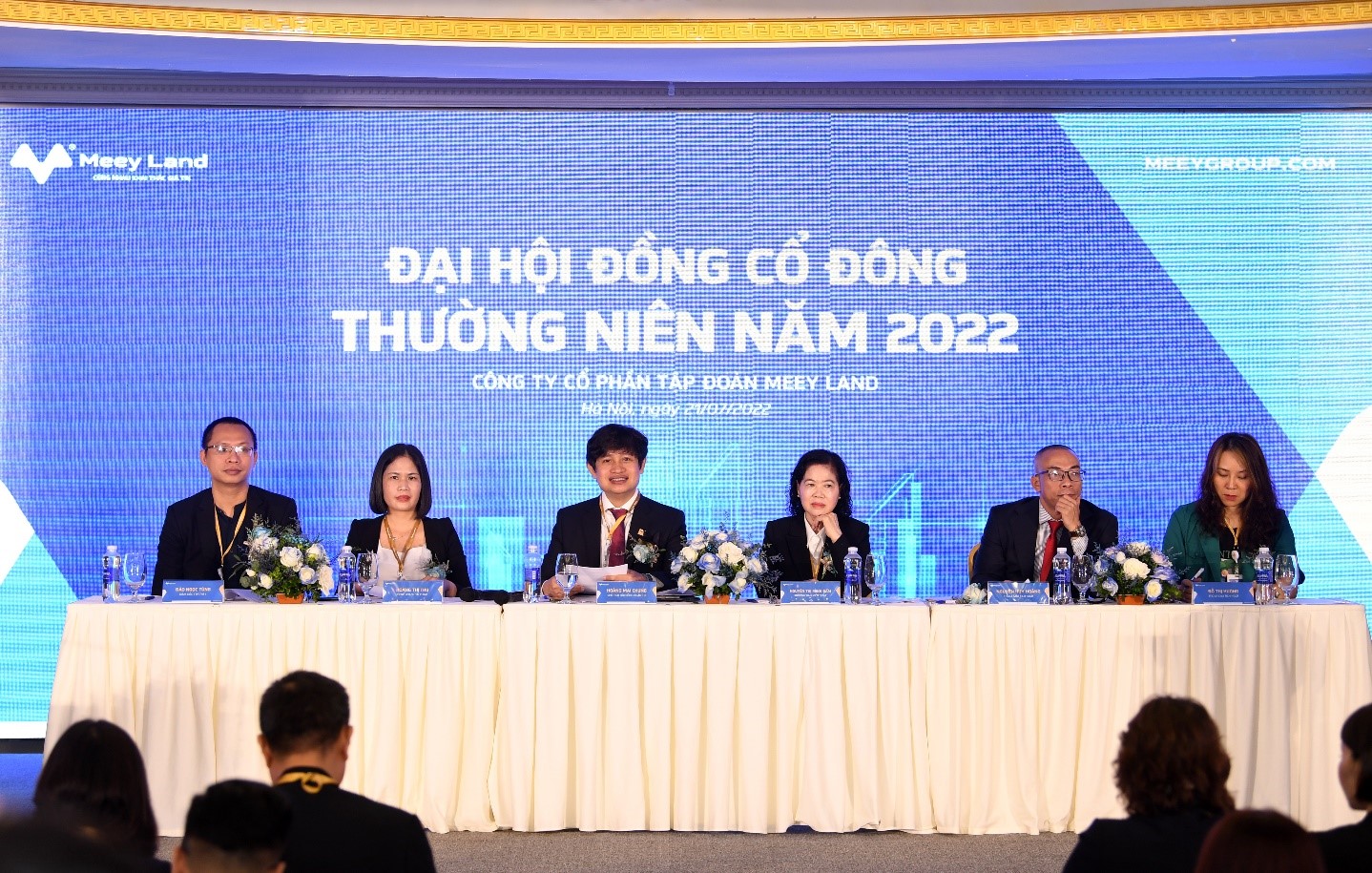 Đại hội đồng cổ đông thường niên năm 2022 của Công ty cổ phần Tập đoàn Meey Land đã diễn ra vào sáng ngày 21/7/2022. Thông qua kế hoạch kinh doanh năm tài chính 2022