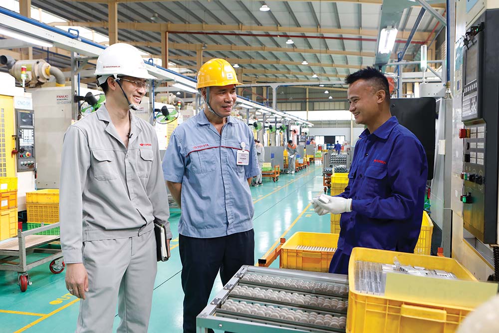 Toyota Việt Nam cử nhân sự hỗ trợ nhà cung cấp