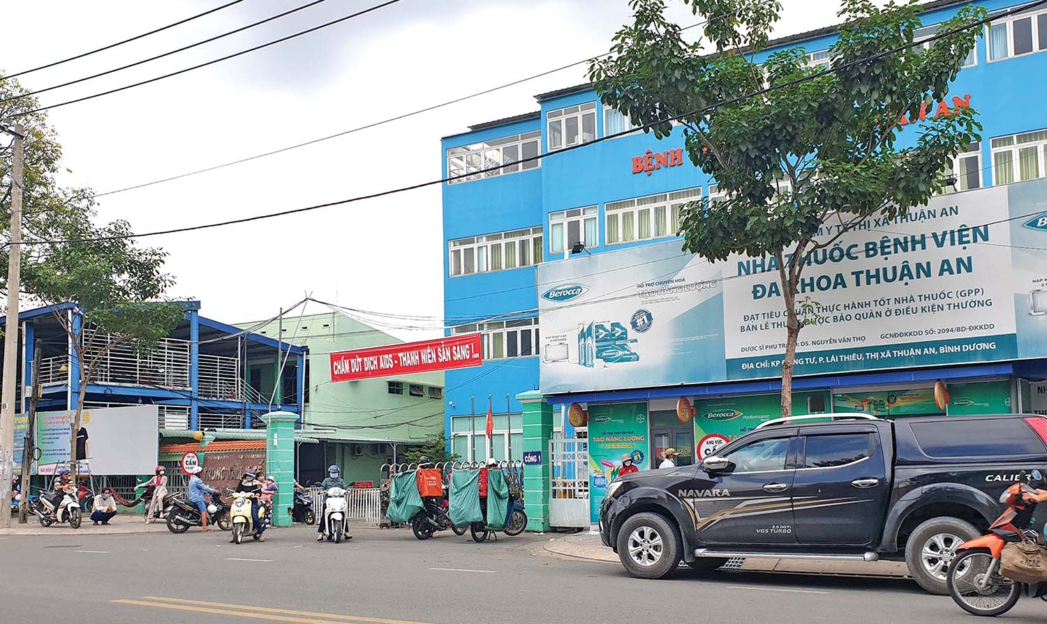 Trung tâm y tế TP.Thuận An, đơn vị đang bị 2 doanh nghiệp có trụ sở tại TP.HCM kiện đòi nợ cả gốc lẫn lãi tiền bán vật tư y tế chống Covid-19 