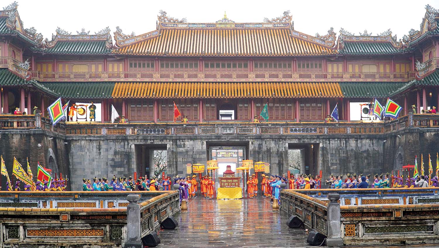 Đại Nội (Kinh thành Huế) là nơi thường xuyên diễn ra các sự kiện văn hóa quan trọng của tỉnh Thừa Thiên Huế
