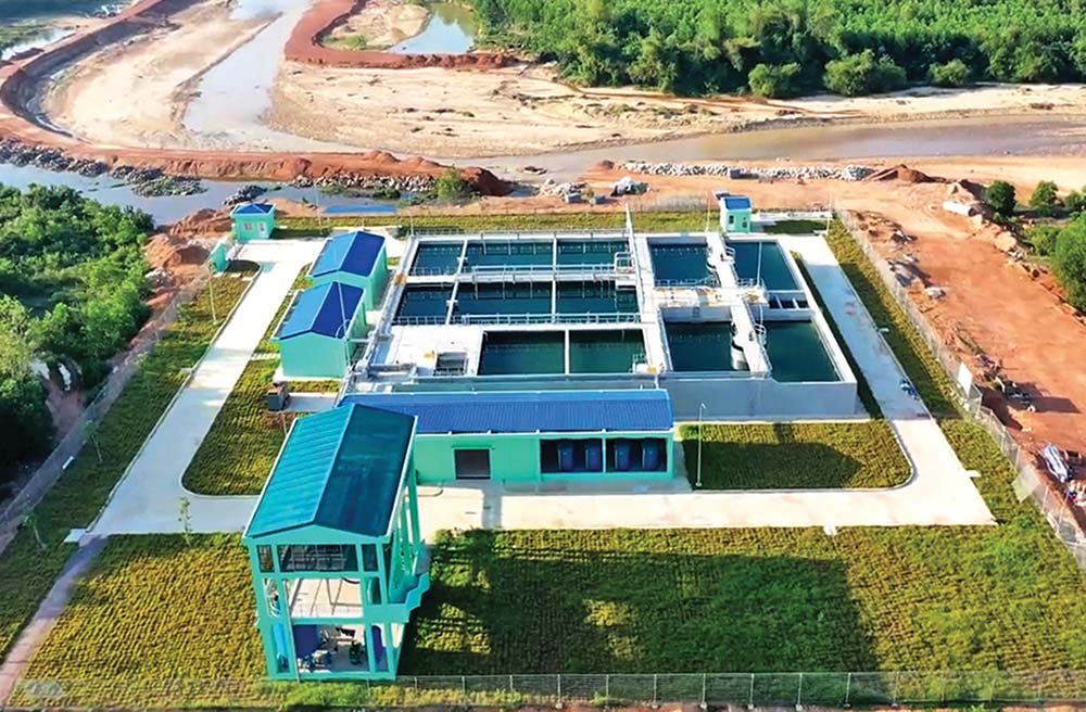 Dù chưa có công ty hoạt động, nhưng Becamex VSIP Bình Định đã hoàn thành xây dựng nhà máy xử lý nước thải