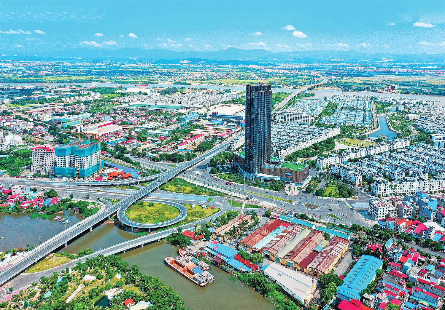 Đô thị Hải Phòng văn minh, hiện đại, đáp ứng nhu cầu của một trung tâm kinh tế lớn 	ảnh: Hồng Phong