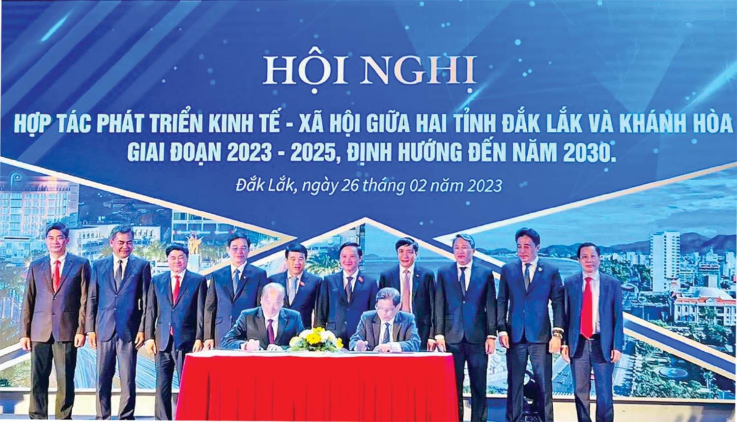 Khánh Hòa và Đắk Lắk ký kết thỏa thuận hợp tác phát triển giai đoạn 2023-2025, định hướng đến năm 2030