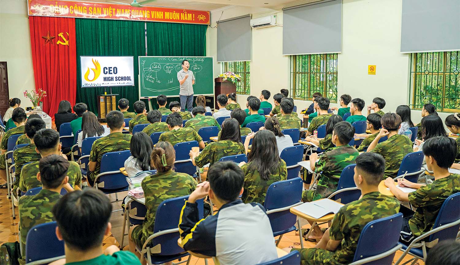 Một khóa đào tạo của CEO Việt Nam Global dành cho học sinh trung học phổ thông