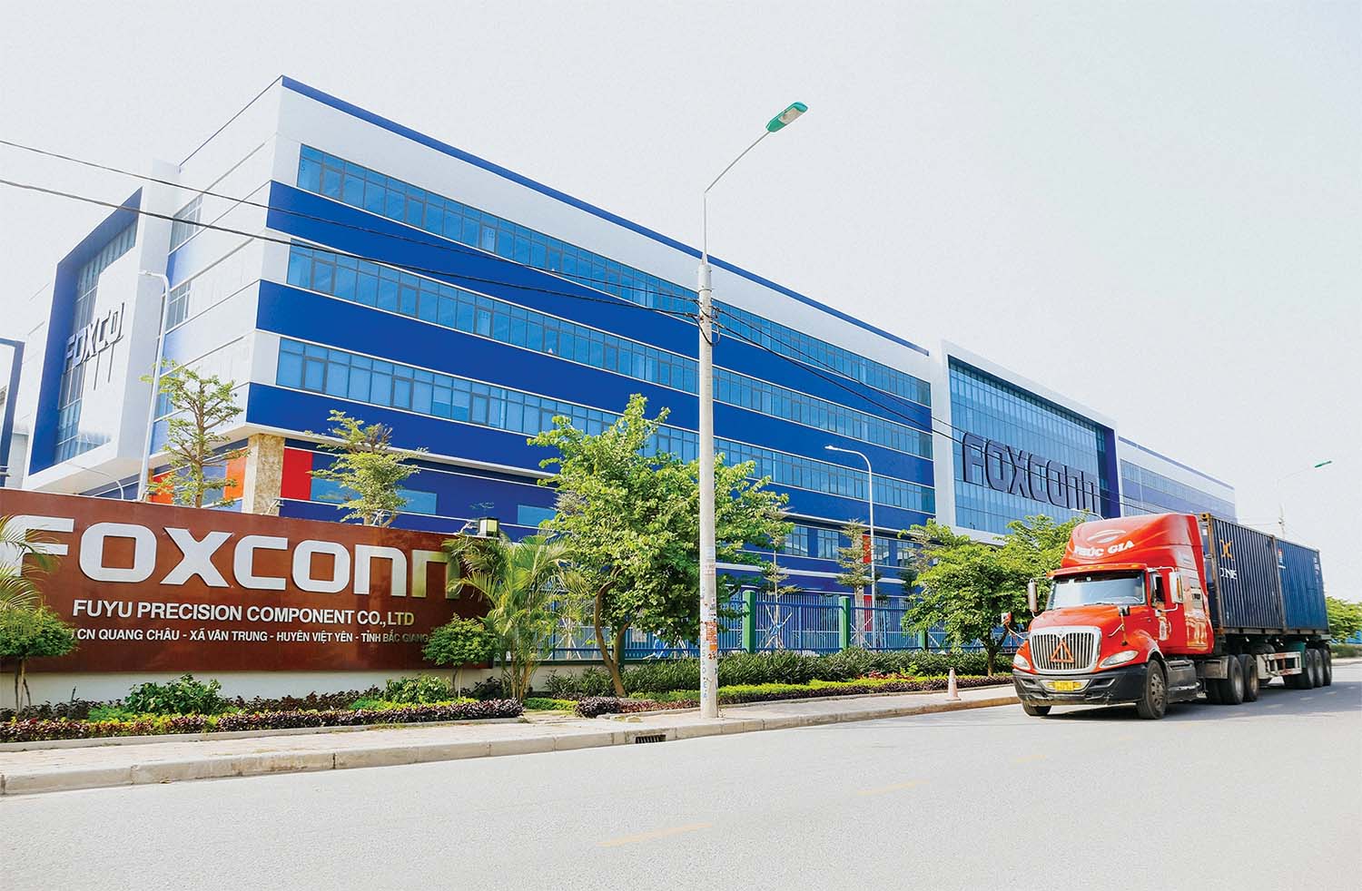 Foxconn vừa đầu tư một khoản lớn vào Khu công nghiệp Quang Châu (Bắc Giang)