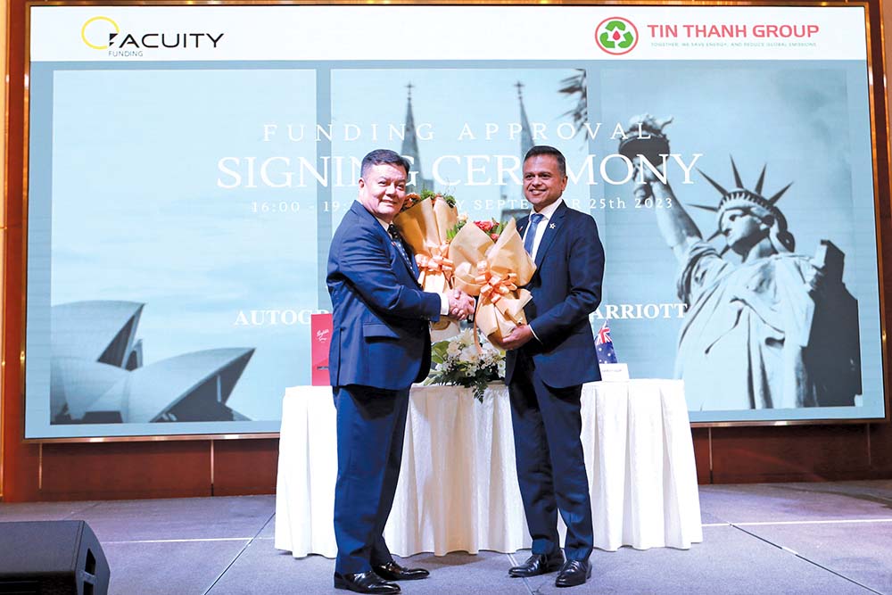 Lễ ký kết chấp thuận tài trợ vốn giữa Acuity Funding và Tập đoàn Tín Thành