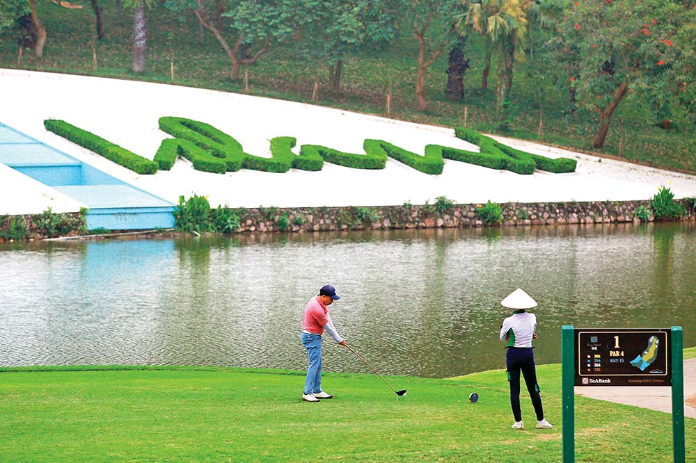 Sân golf BRG Kings Island Golf Resort (Đồng Mô, Hà Nội) tiếp tục là điểm hẹn của các golfer ở giải đấu năm nay 	 Ảnh: Chí Cường