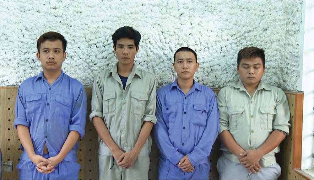 Một số bị can trong vụ án mua bán hóa đơn trái phép của Nguyễn Minh Tú	Ảnh: Công an tỉnh Phú Thọ