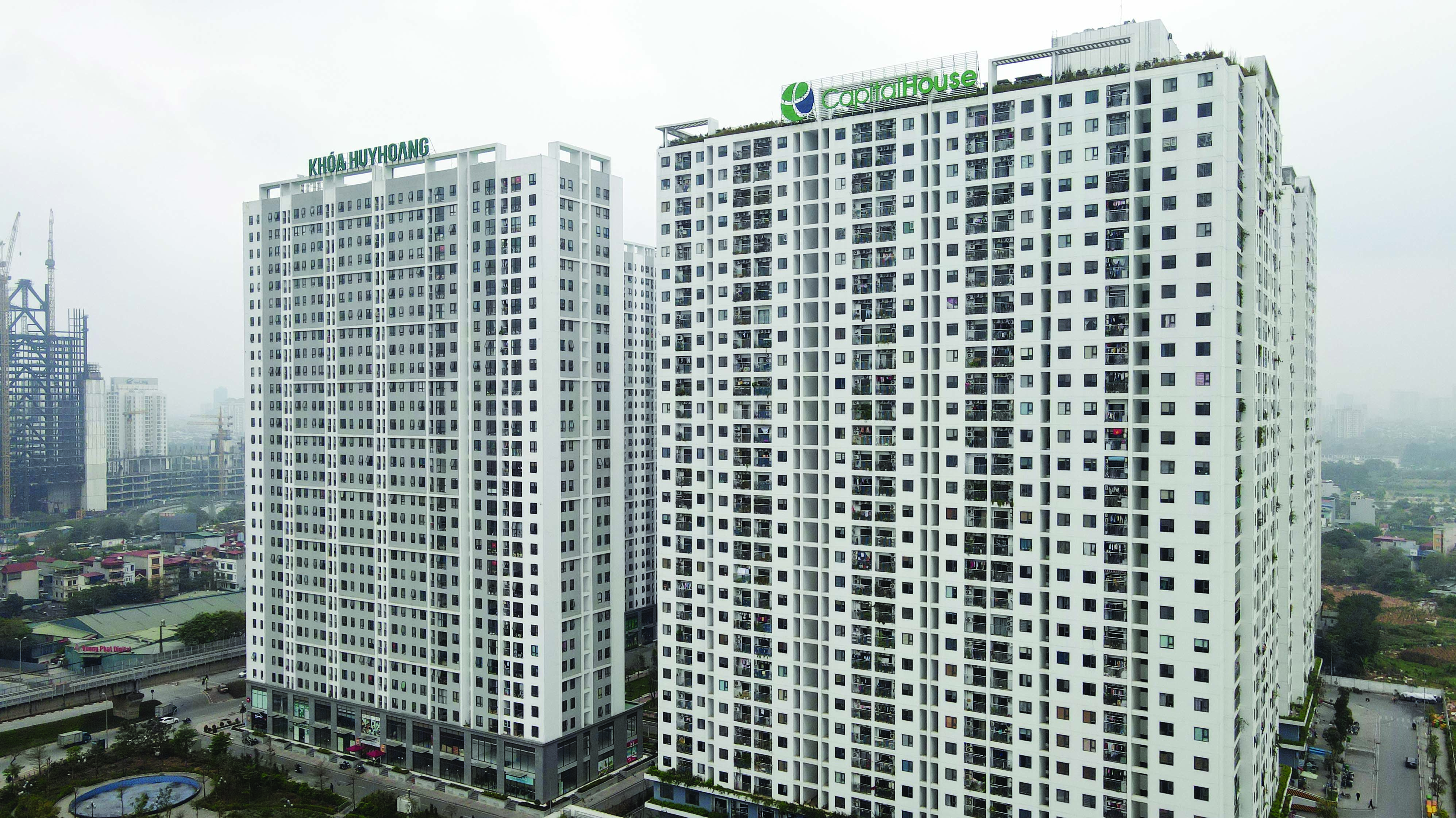 Căn hộ chung cư tiếp tục xu hướng tăng giá tại 2 thành phố lớn là Hà Nội và TP.HCM 	Ảnh: Đ.T