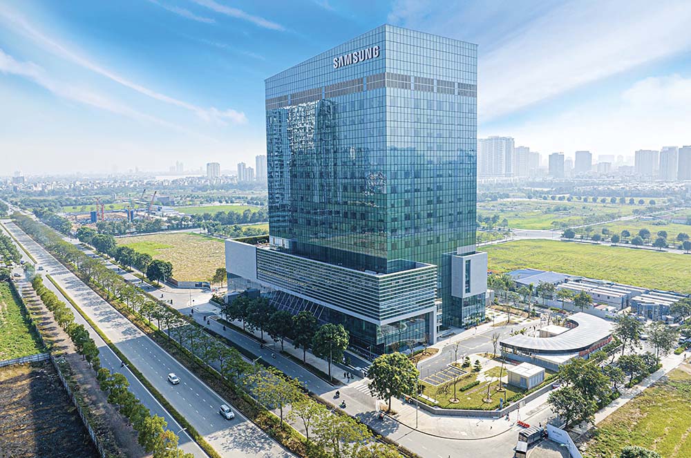 Trung tâm Samsung R&D đặt tại Khu đô thị Tây Hồ Tây (Hà Nội)