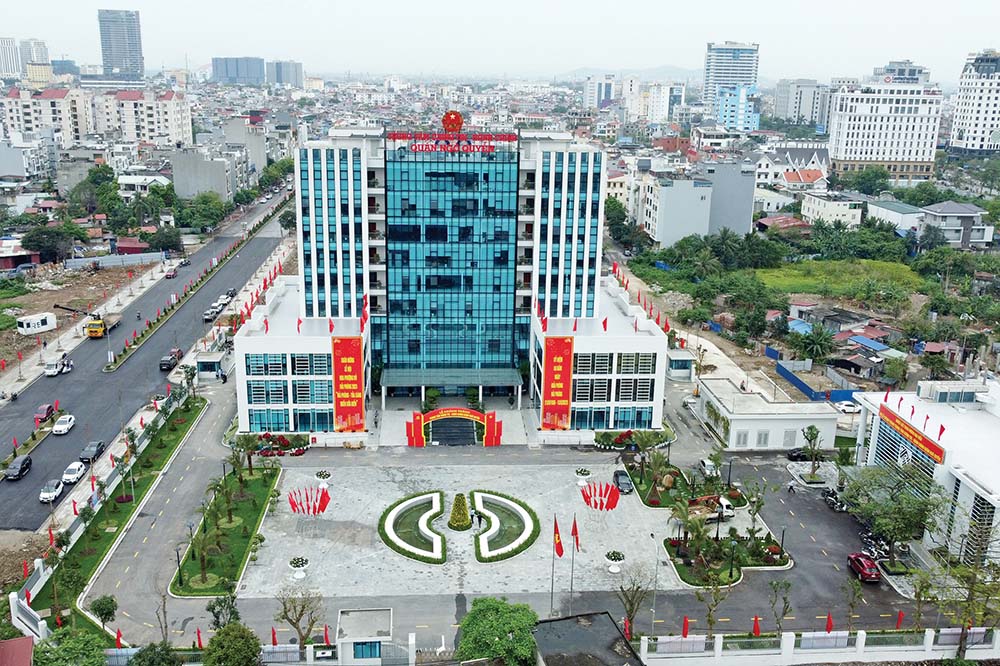 Trung tâm chính trị - hành chính quận Ngô Quyền 	Ảnh: Phan Tuấn