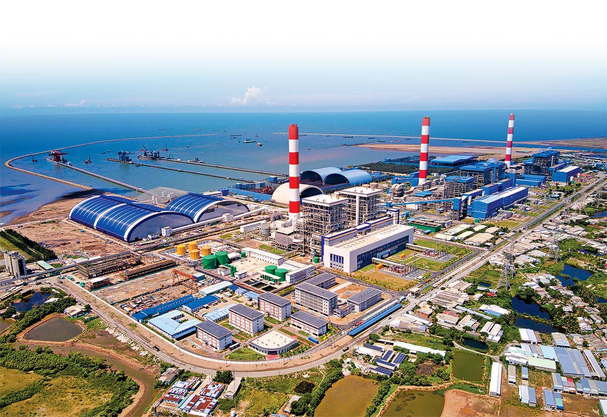 Ngành công nghiệp đóng góp tích cực vào tăng trưởng của tỉnh Trà Vinh trong những tháng đầu năm 2024. Trong ảnh: Nhà máy Nhiệt điện Duyên hải (Trà Vinh)