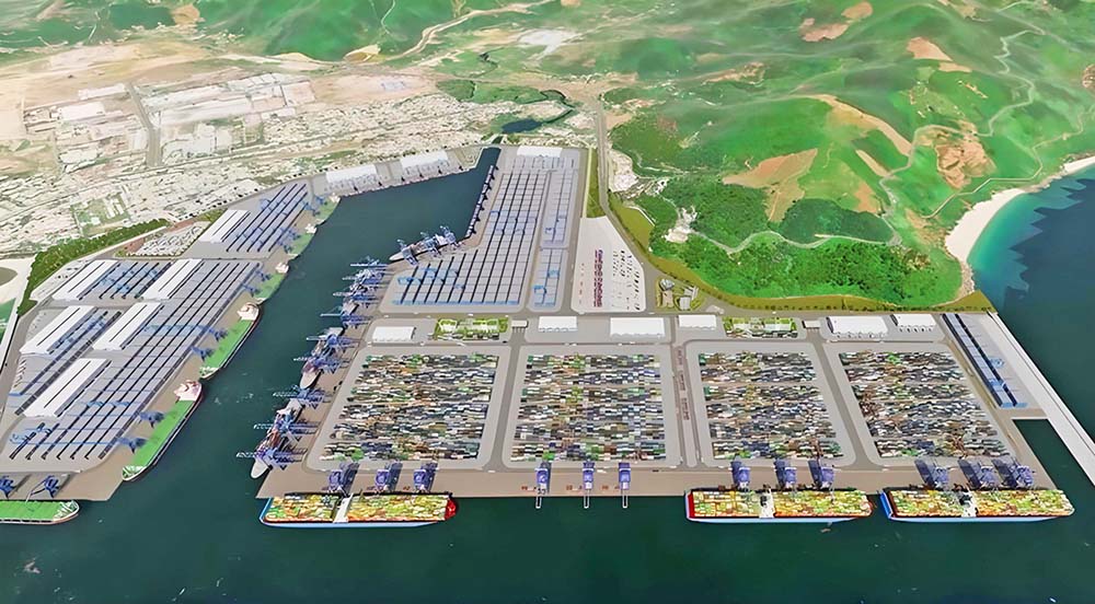 Phối cảnh cảng Liên Chiểu - Dự án trọng điểm của Đà Nẵng đang được xây dựng