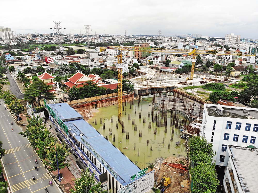 Dự án khu chung cư và thương mại Metro Star vẫn bất động sau thông tin được giải cứu (Ảnh: Gia Huy)