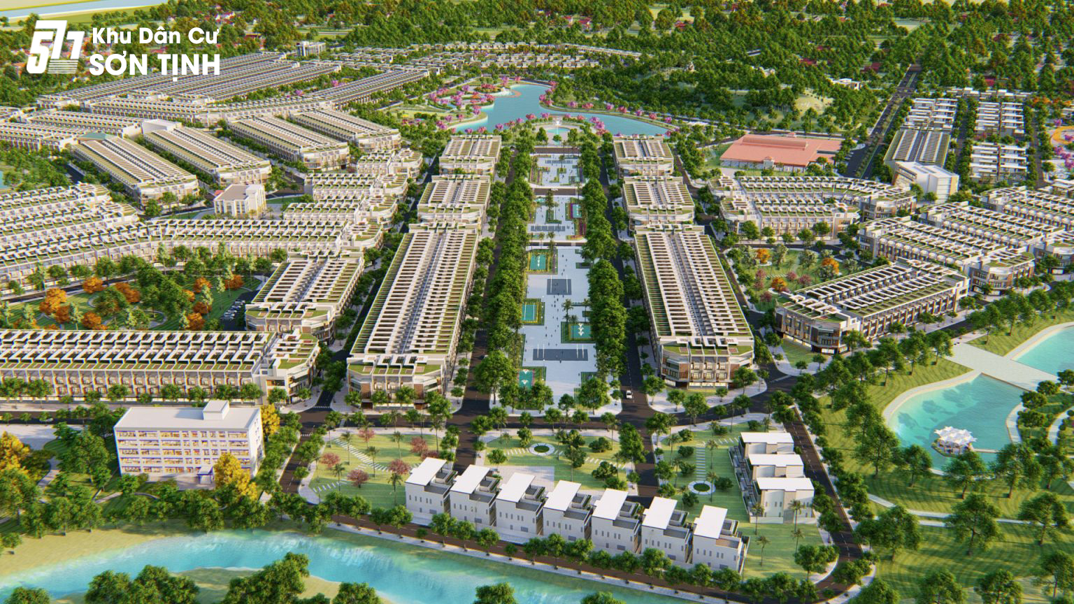 Dự án khu dân cư Sơn Tịnh (Nguồn: CTCP Đầu tư Pearl City)