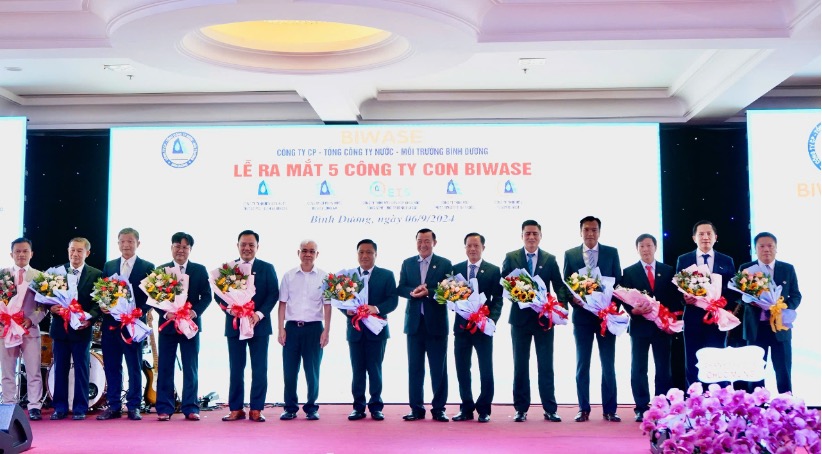 Biwase ra mắt 5 công ty con để hướng tới phát triển Tập đoàn