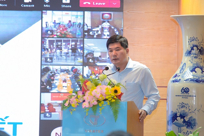 Tổng giám đốc Vinatex, ông Cao Hữu Hiếu cho biết, nửa đầu năm 2022, kinh doanh của Tập đoàn khởi sắc nhờ thị trường thuận lợi.