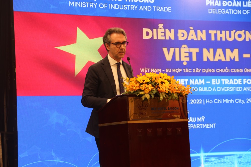 Ông Giorgio Aliberti, Đại sứ, Trưởng Phái đoàn Liên minh Châu Âu (EU) tại Việt Nam
