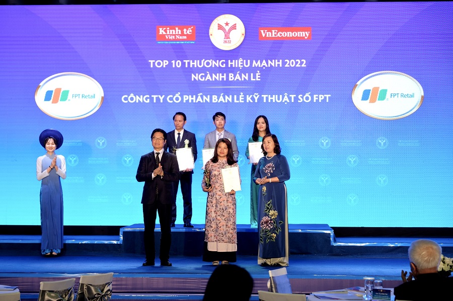 FPT Retail được vinh danh Thương hiệu mạnh Việt Nam lần thứ 9 liên tiếp.