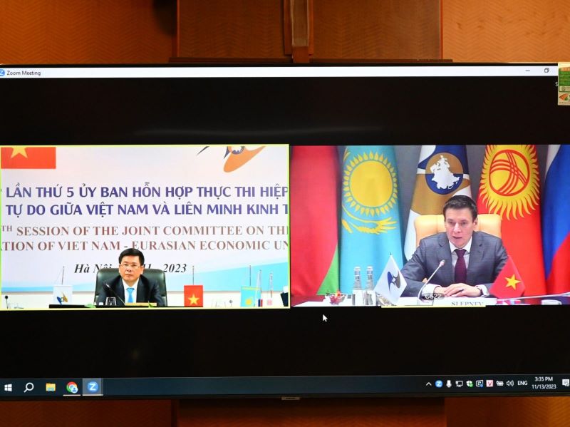 Việt Nam và EAEU Bên nhanh chóng khởi động nghiên cứu khả thi về khả năng sửa đổi, nâng cấp Hiệp định Thương mại tự do