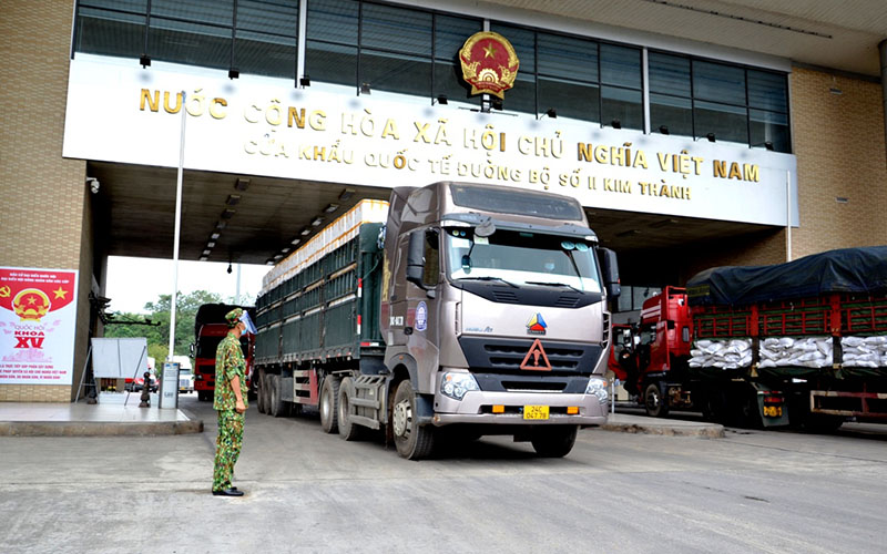 Cửa khẩu Kim Thành thông quan trở lại từ 11 giờ ngày 11/9