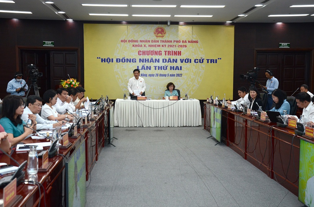 Thành phố Đà Nẵng tổ chức Chương trình “Hội đồng nhân dân với cử tri” để lắng nghe ý kiến của nhân dân.