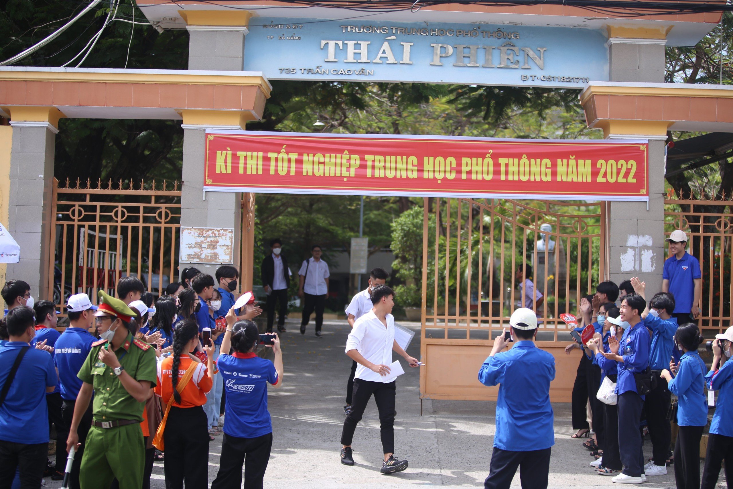 Thí sinh tham gia kỳ thi tốt nghiệp THPT 2022 trên địa bàn thành phố Đà Nẵng.