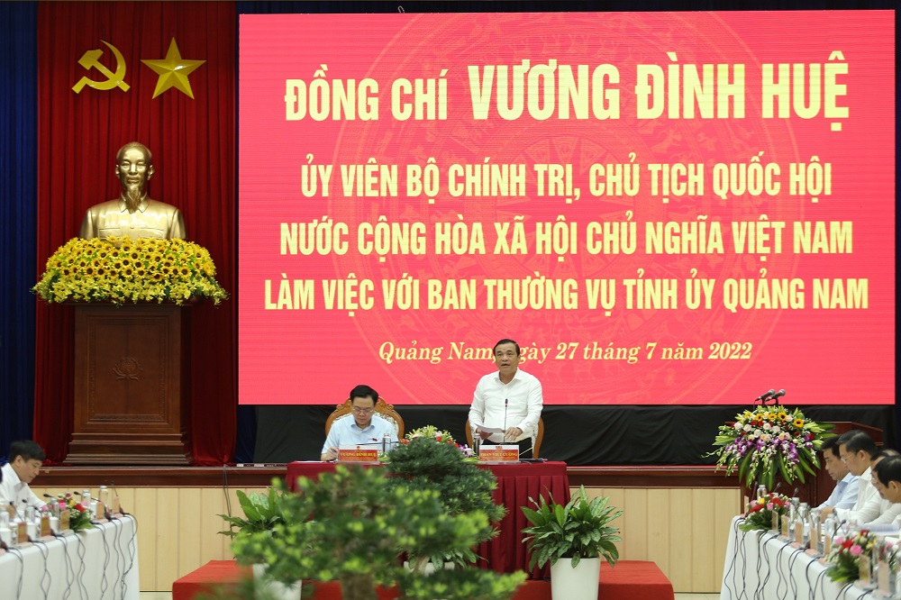 Bí thư tỉnh Quảng Nam, ông Phan Việt Cường cho biết, kinh tế tỉnh có nhiều khởi sắc trong những tháng đầu năm 2022.