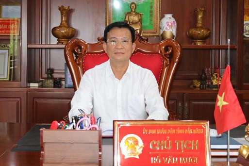 Ông Hồ Văn Mười - Chủ tịch tỉnh Đắk Nông gửi thư chúc mừng cộng đồng doanh nhân Nhân kỷ niệm Ngày doanh nhân Việt Nam 13/10.