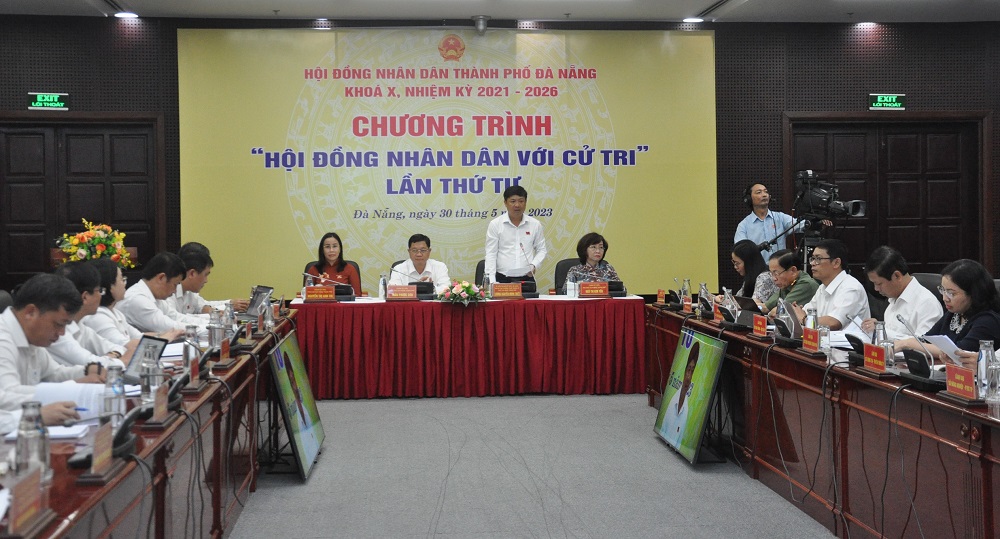 Hội đồng nhân dân TP.Đà Nẵng đã tổ chức chương trình “Hội đồng nhân dân với cử tri”.