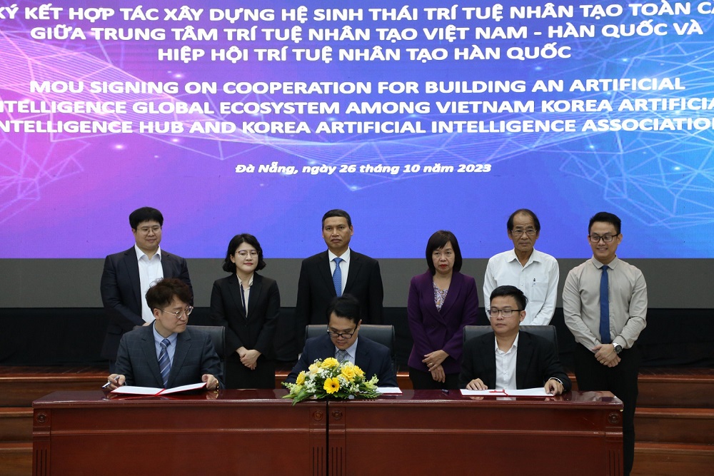 ý kết hợp tác trong lĩnh vực ứng dụng trí tuệ nhân tạo giữa các đối tác thành phố Đà Nẵng và Hàn Quốc.