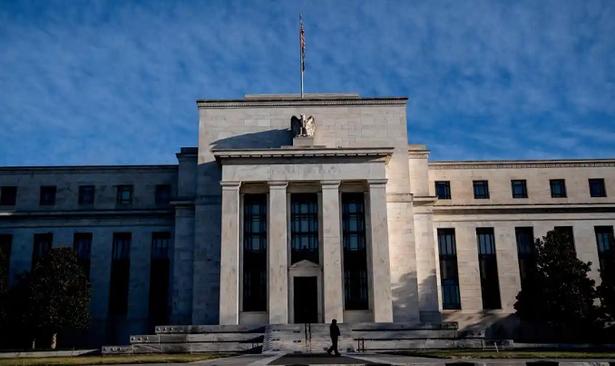 Trụ sở Fed tại Washington, D.C, vào ngày 14/3/2022. Ảnh: AFP